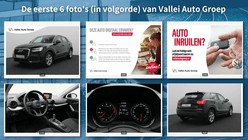 Auto advertentie: Volgorde foto's Vallei Auto Groep