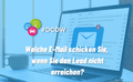Welche E-Mail schicken Sie, wenn Sie den Lead nicht erreichen?