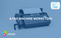 EEN FAXAPPARAAT WERKT OOK!
